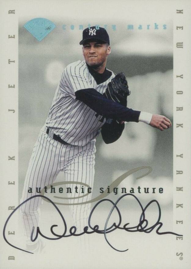 1996 Leaf Signature Extended Autographs Derek Jeter # Baseball Card