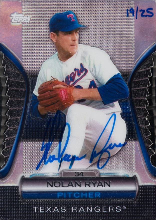 2012 Topps Golden Moments Die-Cuts Nolan Ryan #21 Baseball Card