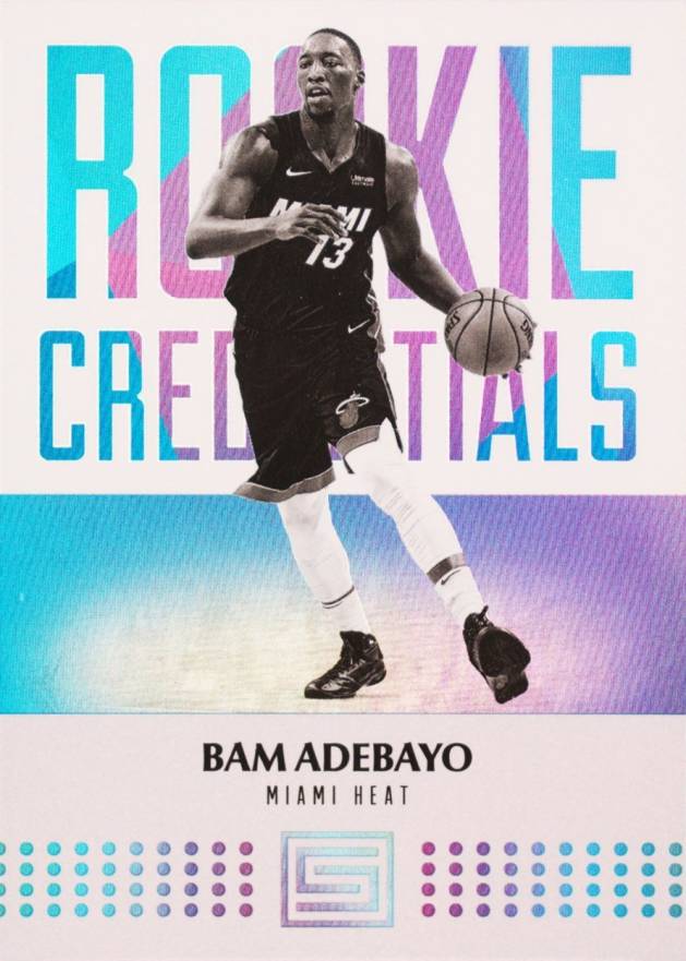2017 Panini Status Rookie Credentials Bam Adebayo #20 Basketball Card