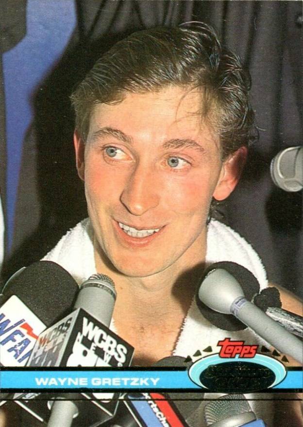 1991 Stadium Club Wayne Gretzky #1 Hockey Card