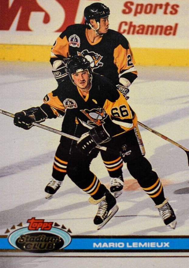 1991-92 Stadium Club Hockey Card Ron Hextall Philadelphia Flyers #173