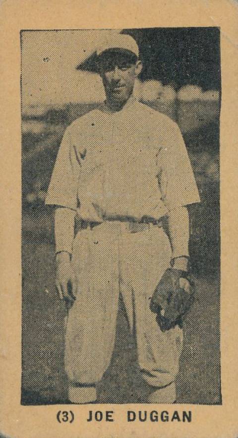1927 York Caramels Type 1 Joe Duggan #3 Baseball Card