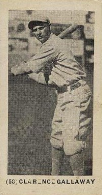1927 York Caramels Type 1 Clarence Gallaway #58 Baseball Card