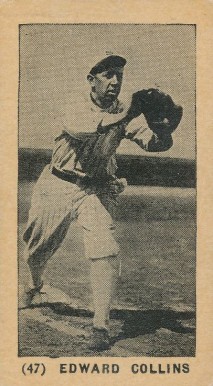 1927 York Caramels Type 1 Edward Collins #47 Baseball Card