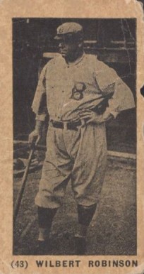 1927 York Caramels Type 1 Wilbert Robinson #43 Baseball Card