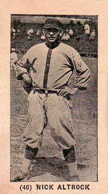 1927 York Caramels Type 1 Nick Altrock #40 Baseball Card