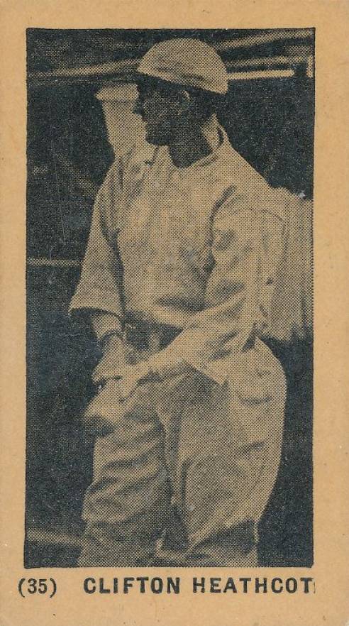 1927 York Caramels Type 1 Clifton Heathcot #35 Baseball Card