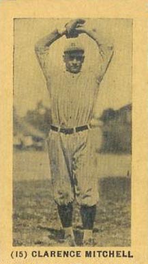 1927 York Caramels Type 1 Clarence Mitchell #15 Baseball Card