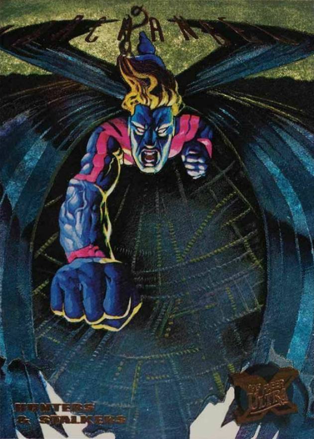 1995 Ultra X-Men Hunters & Stalkers  Archangel #9 Non-Sports Card
