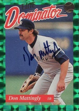 1993 Donruss Elite Dominator Don Mattingly #6 Baseball Card