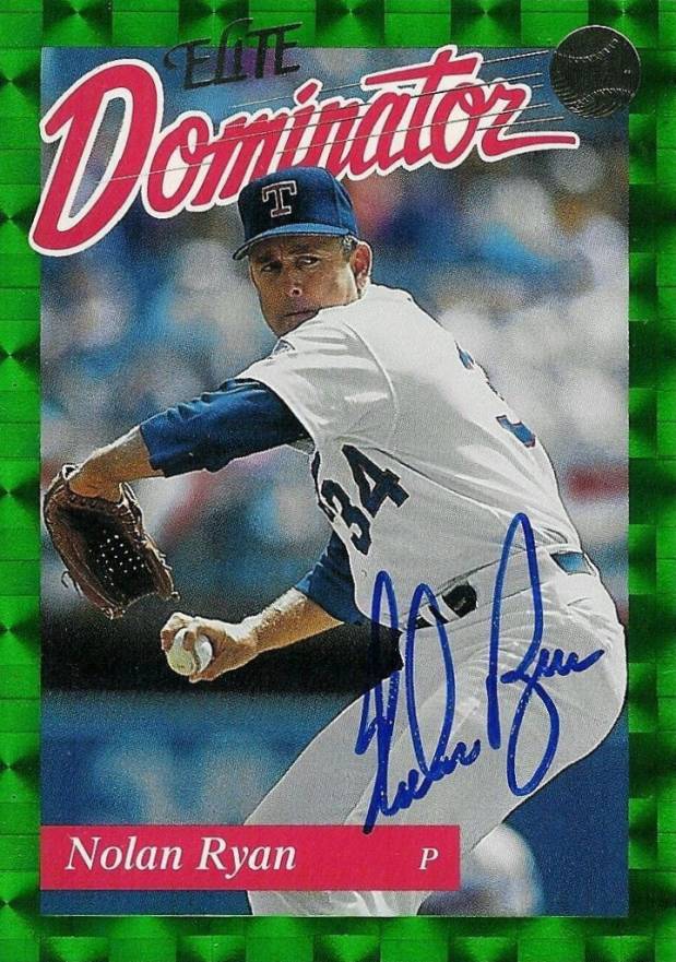 1993 Donruss Elite Dominator Nolan Ryan #10 Baseball Card