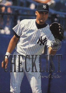 1996 Ultra Checklists Derek Jeter #5 Baseball Card