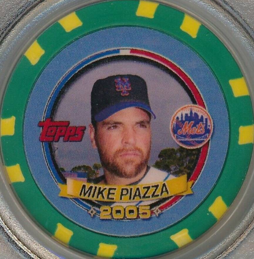 2005 Topps Pack Wars Collector Chips Mike Piazza # Baseball Card