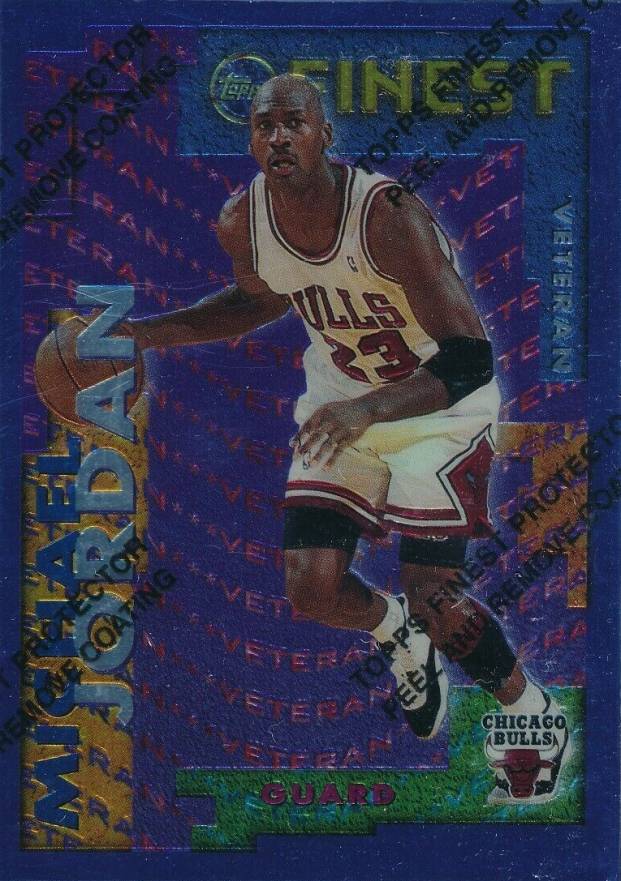 1995 Finest Rookie Veteran  J.Caffey/M.Jordan #RV-20 Basketball Card