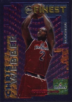 1995 Finest Rookie Veteran  C.Webber/R.Wallace #RV-4 Basketball Card
