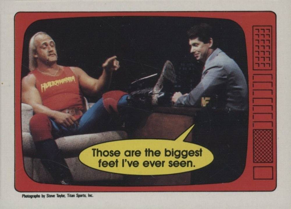 1985 O-Pee-Chee WWF Wrestling Stars Series 2 Those are the biggest... #56 Other Sports Card