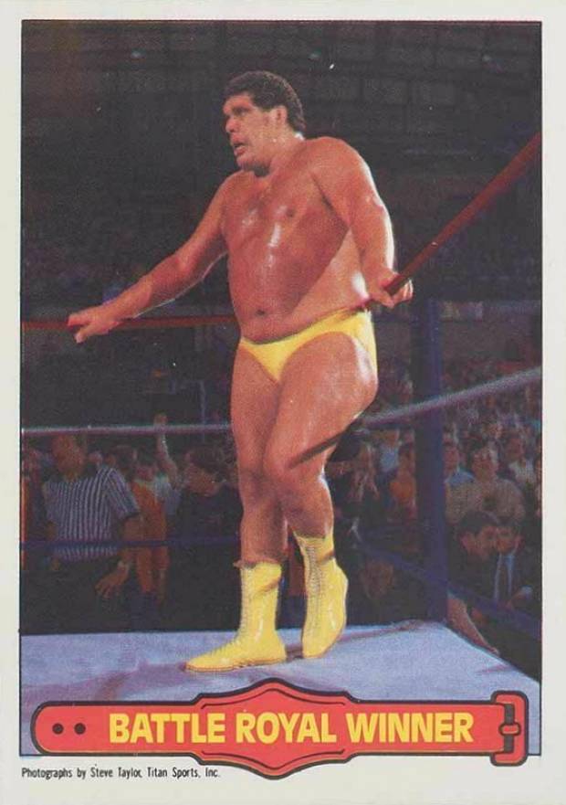 1985 O-Pee-Chee WWF Wrestling Stars Series 2 Battle Royal Winner #73 Other Sports Card