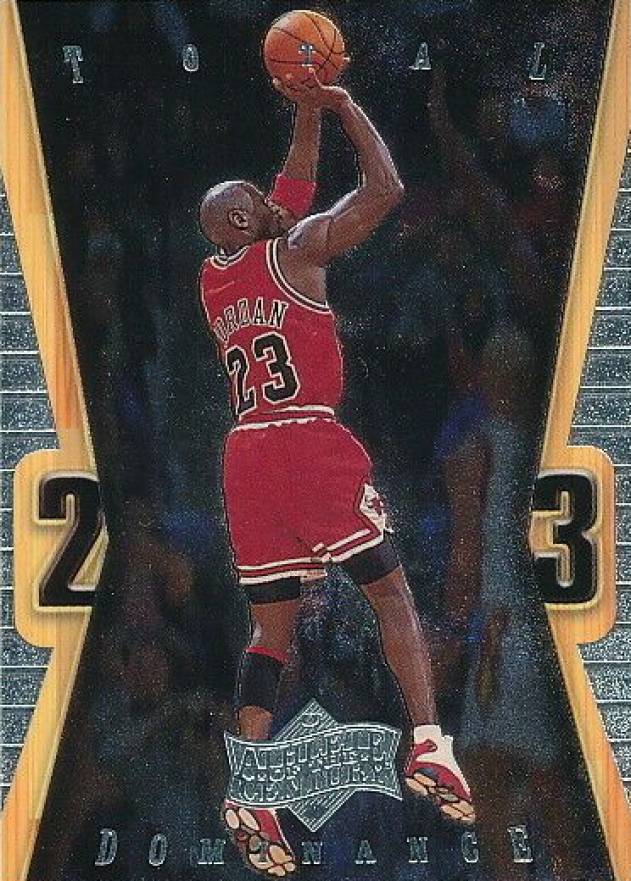 1999 Upper Deck Athlete of the Century Total Dominance Michael Jordan #TD11 Basketball Card
