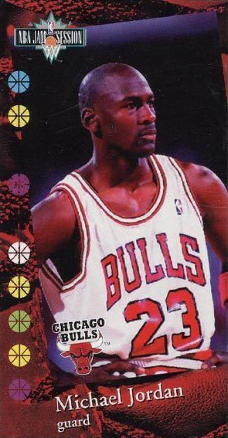 1995 Fleer Jam Session Game Test Samples Michael Jordan #P1 Basketball Card