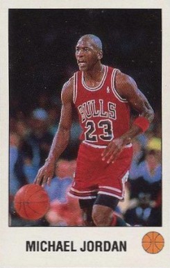 1990 Panini Sticker Michael Jordan #K Basketball Card