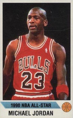 1990 Panini Sticker Michael Jordan #G Basketball Card