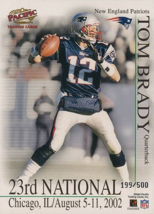 2002 Pacific National Joe Thornton/Tom Brady #2 Football Card