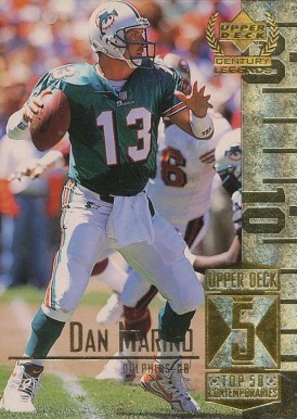 1999 Upper Deck Century Legends Dan Marino #55 Football Card
