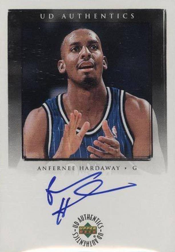 1998 Upper Deck Ionix Authentics Anfernee Hardaway #AH Basketball Card