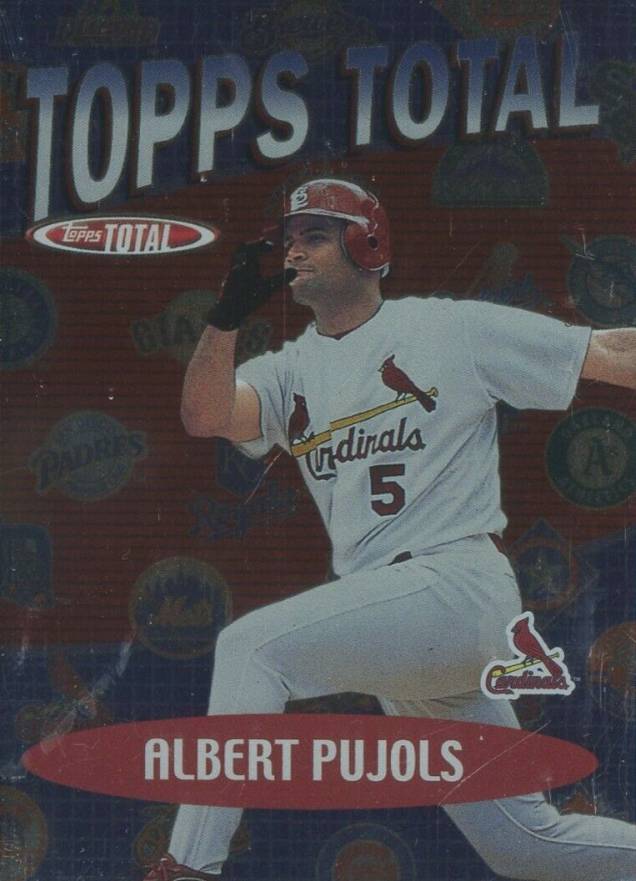 2002 Topps Total Topps Albert Pujols #TT36 Baseball Card