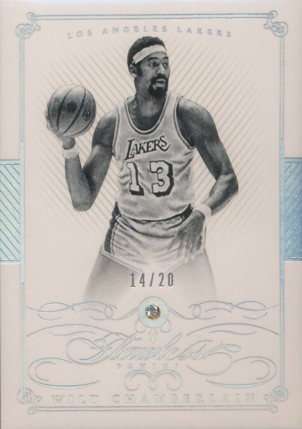 2014 Panini Flawless Wilt Chamberlain #83 Basketball Card