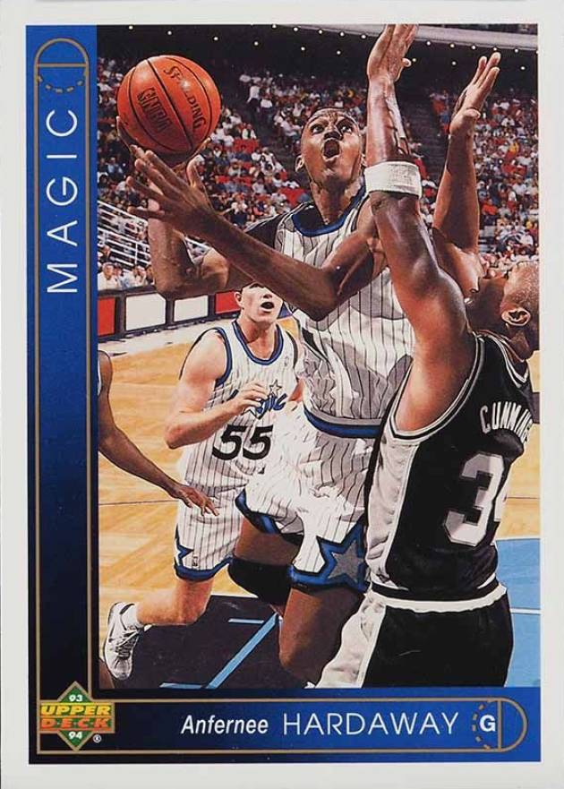 1993 Upper Deck Anfernee Hardaway #382 Basketball Card