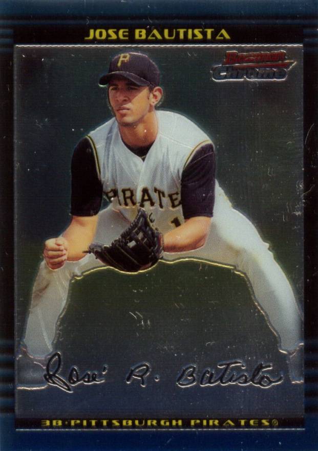 2002 Bowman Chrome Jose Bautista #348 Baseball Card