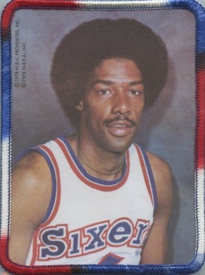 1978 Sports I.D. Patches Julius Erving # Basketball Card