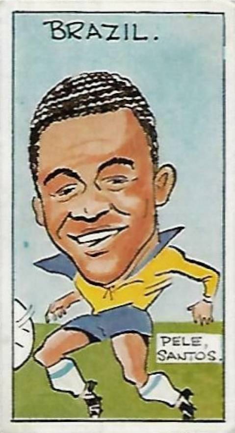 1965 Reddish Maid International Footballers of Today Pele #5 Soccer Card
