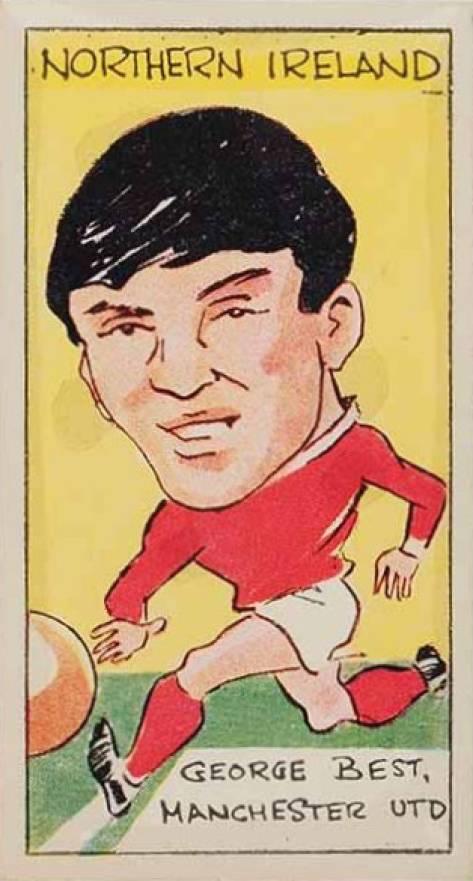 1965 Reddish Maid International Footballers of Today George Best #17 Soccer Card