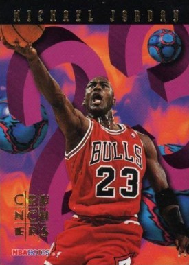 1995 Hoops Number Crunchers Michael Jordan #1 Basketball Card