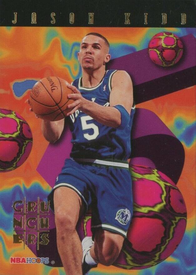 1995 Hoops Number Crunchers Jason Kidd #24 Basketball Card