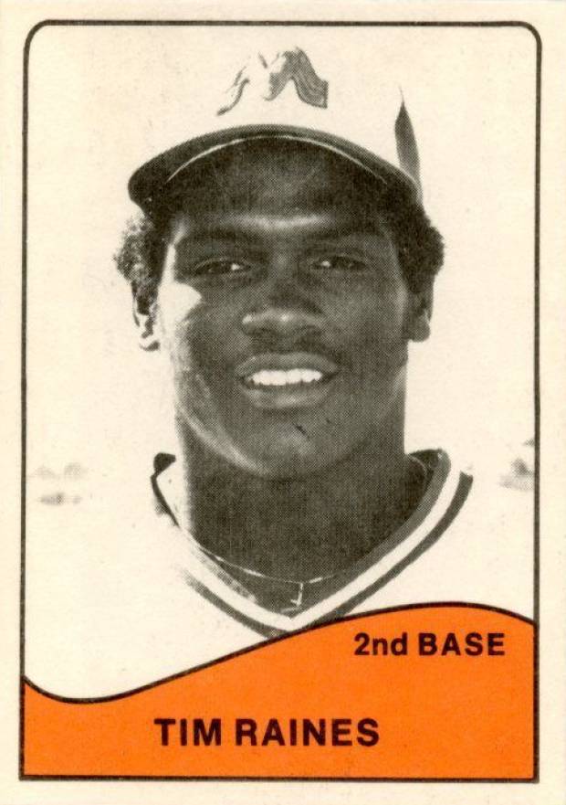 1979 TCMA Memphis Chicks Tim Raines #20 Baseball Card