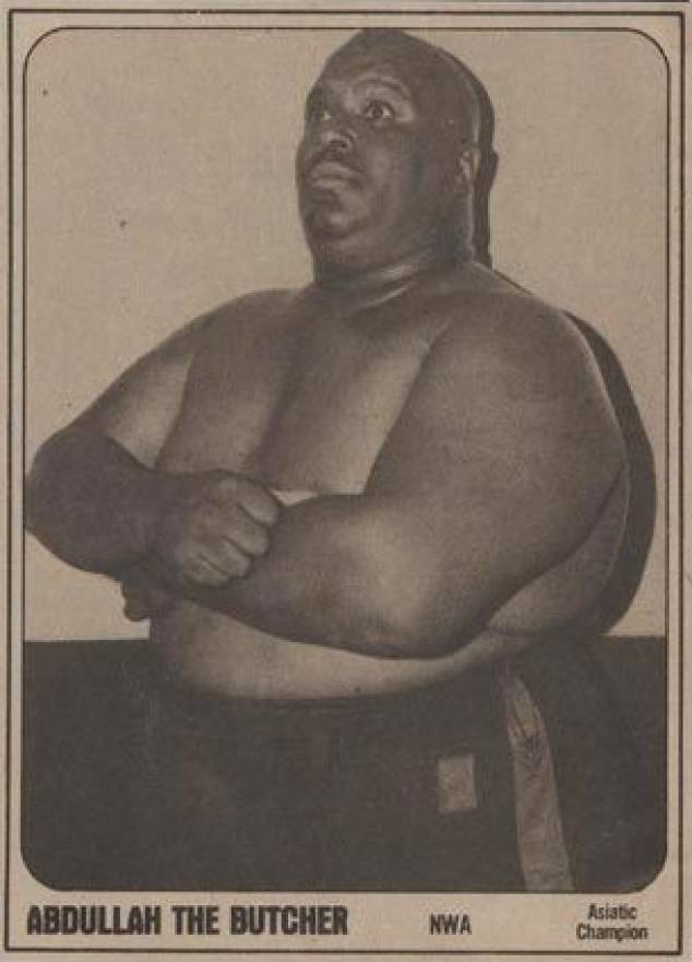1981 Wrestling Super Stars-Hand Cut Abdullah The Butcher # Other Sports Card