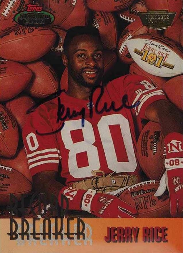 1993 Stadium Club Members Only Jerry Rice # Football Card