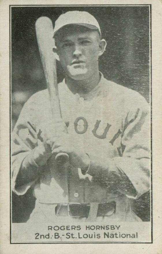 1921 National Caramel Rogers Hornsby #48 Baseball Card