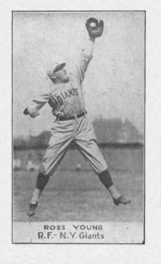 1921 National Caramel Ross Young #120 Baseball Card