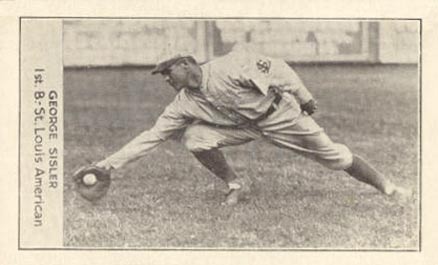 1921 National Caramel George Sisler # Baseball Card