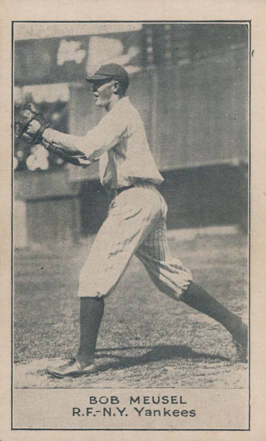 1921 National Caramel Bob Meusel # Baseball Card