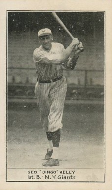 1921 National Caramel Geo. "Bingo" Kelly #55 Baseball Card
