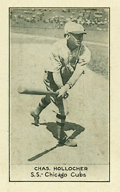 1921 National Caramel Chas. Hollocher # Baseball Card