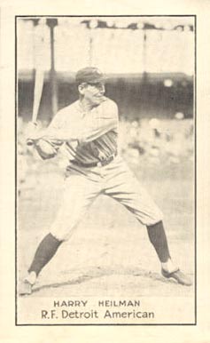 1921 National Caramel Harry Heilman # Baseball Card