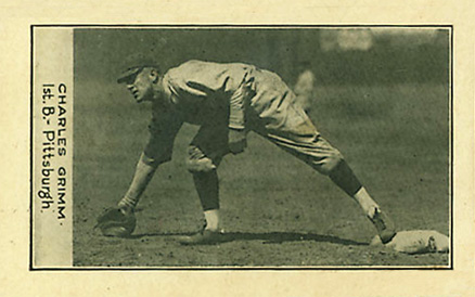 1921 National Caramel Charles Grimm #39 Baseball Card