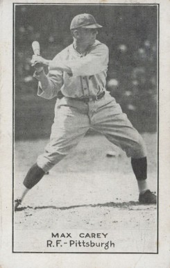1921 National Caramel Max Carey #12 Baseball Card