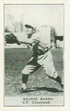 1921 National Caramel George Burns #8 Baseball Card